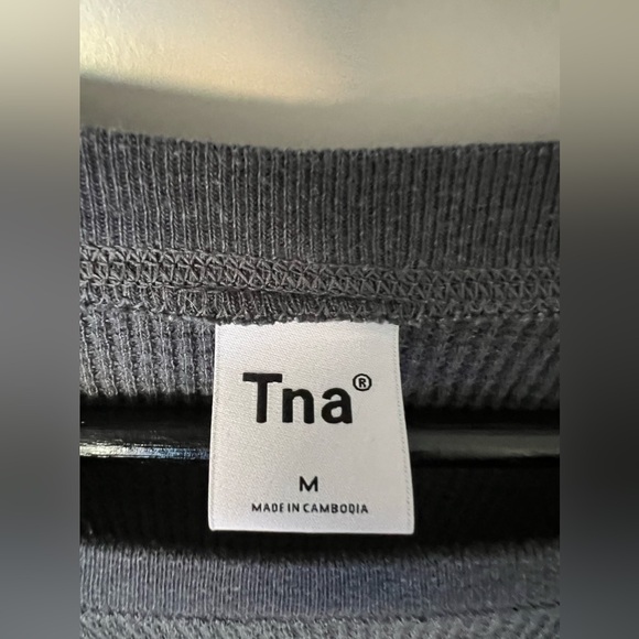 TNA Alamo Waffle Crew Boxy Longsleeve - Picture 10 of 12